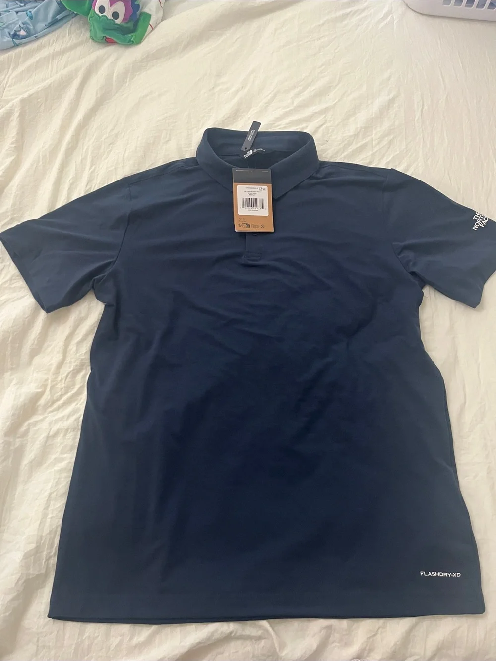 The North Face Men’s Navy Short-Sleeve Polo Shirt